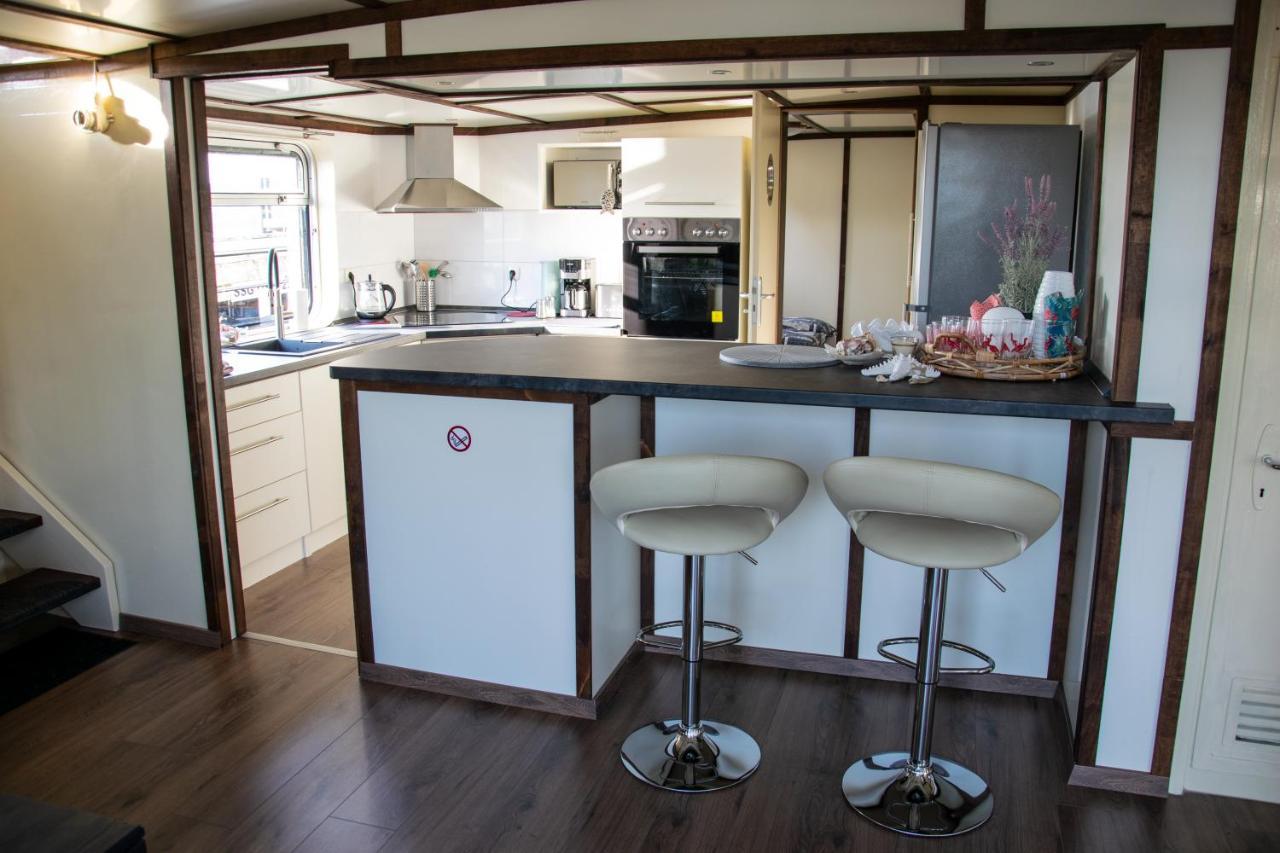 Ferienwohnung Island-dreams Hausboot Cecilie Schleswig Exterior foto