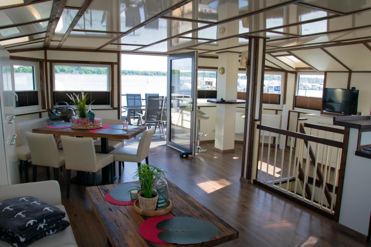Ferienwohnung Island-dreams Hausboot Cecilie Schleswig Exterior foto