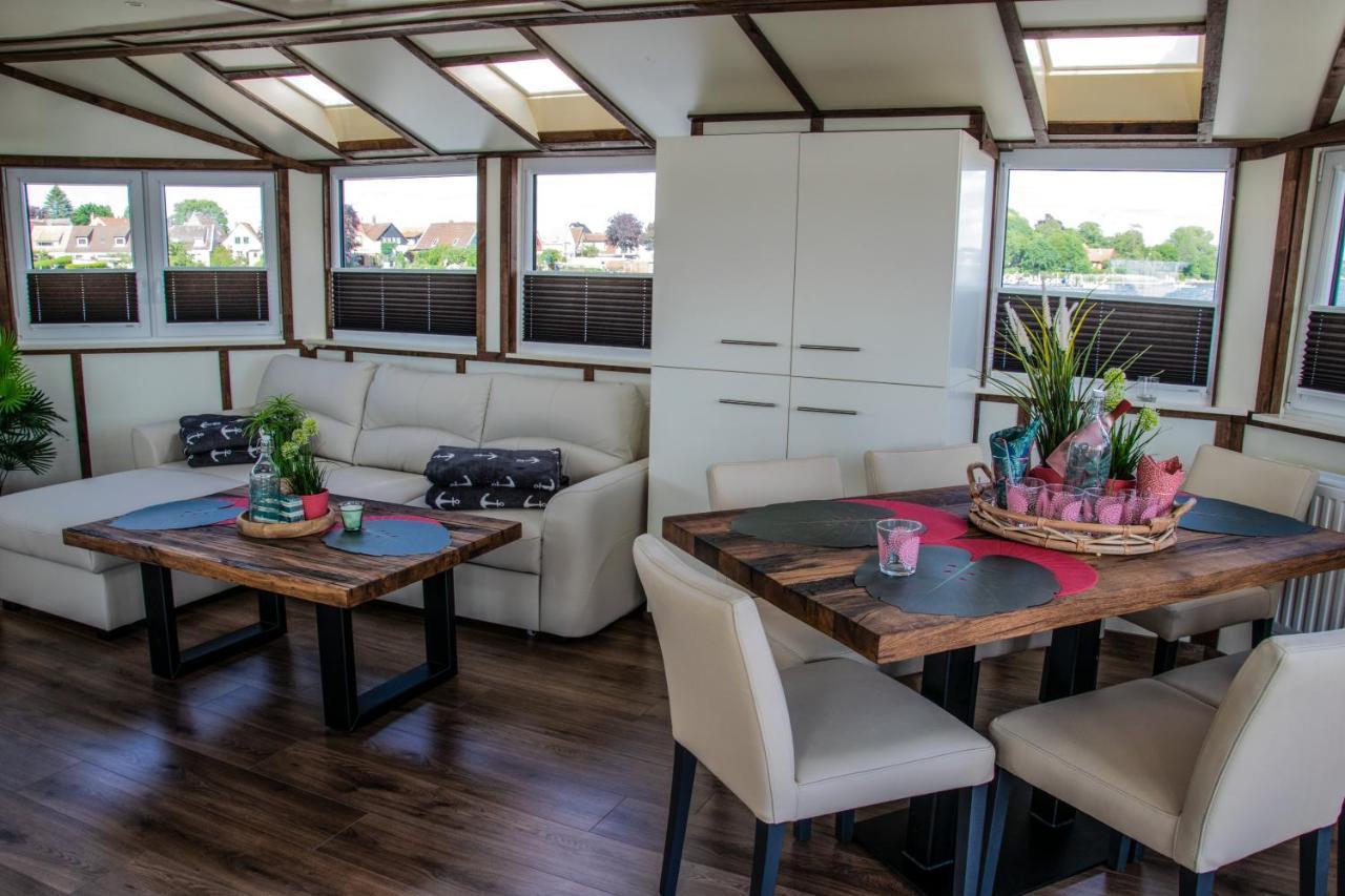 Ferienwohnung Island-dreams Hausboot Cecilie Schleswig Exterior foto