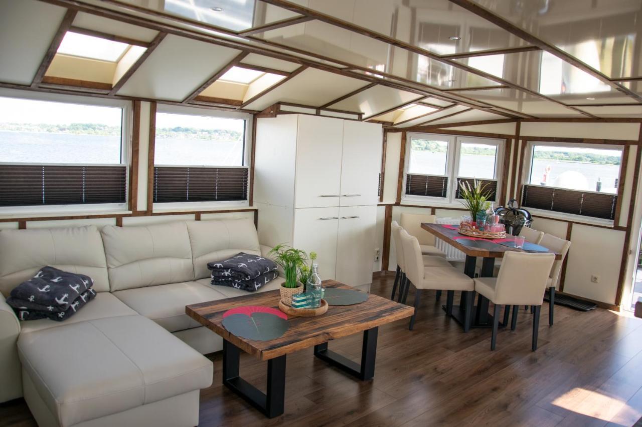 Ferienwohnung Island-dreams Hausboot Cecilie Schleswig Exterior foto