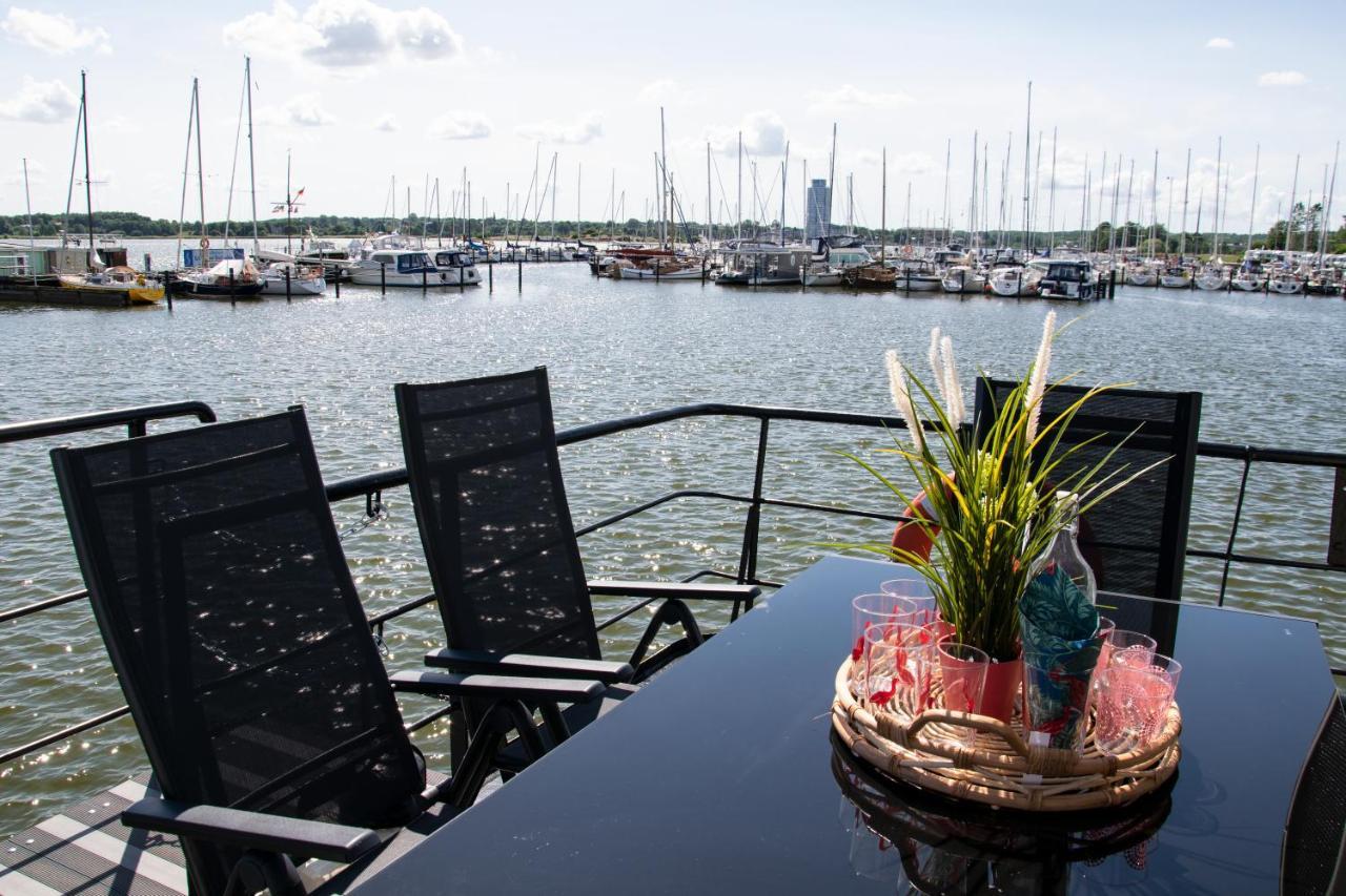 Ferienwohnung Island-dreams Hausboot Cecilie Schleswig Exterior foto
