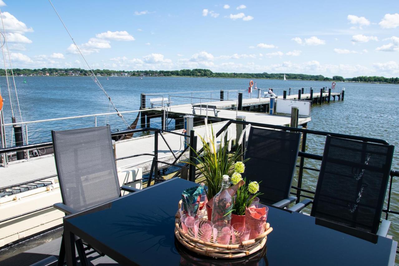 Ferienwohnung Island-dreams Hausboot Cecilie Schleswig Exterior foto