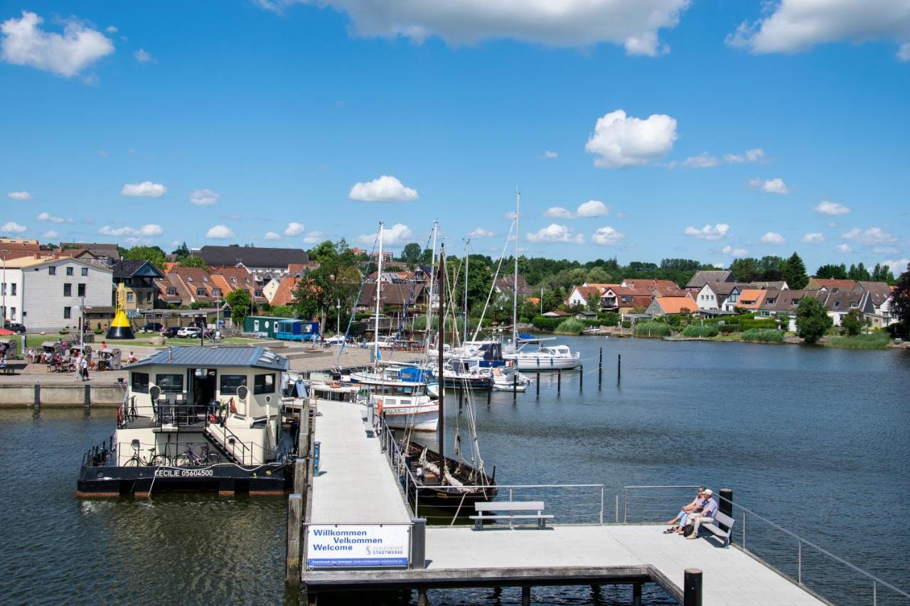 Ferienwohnung Island-dreams Hausboot Cecilie Schleswig Exterior foto
